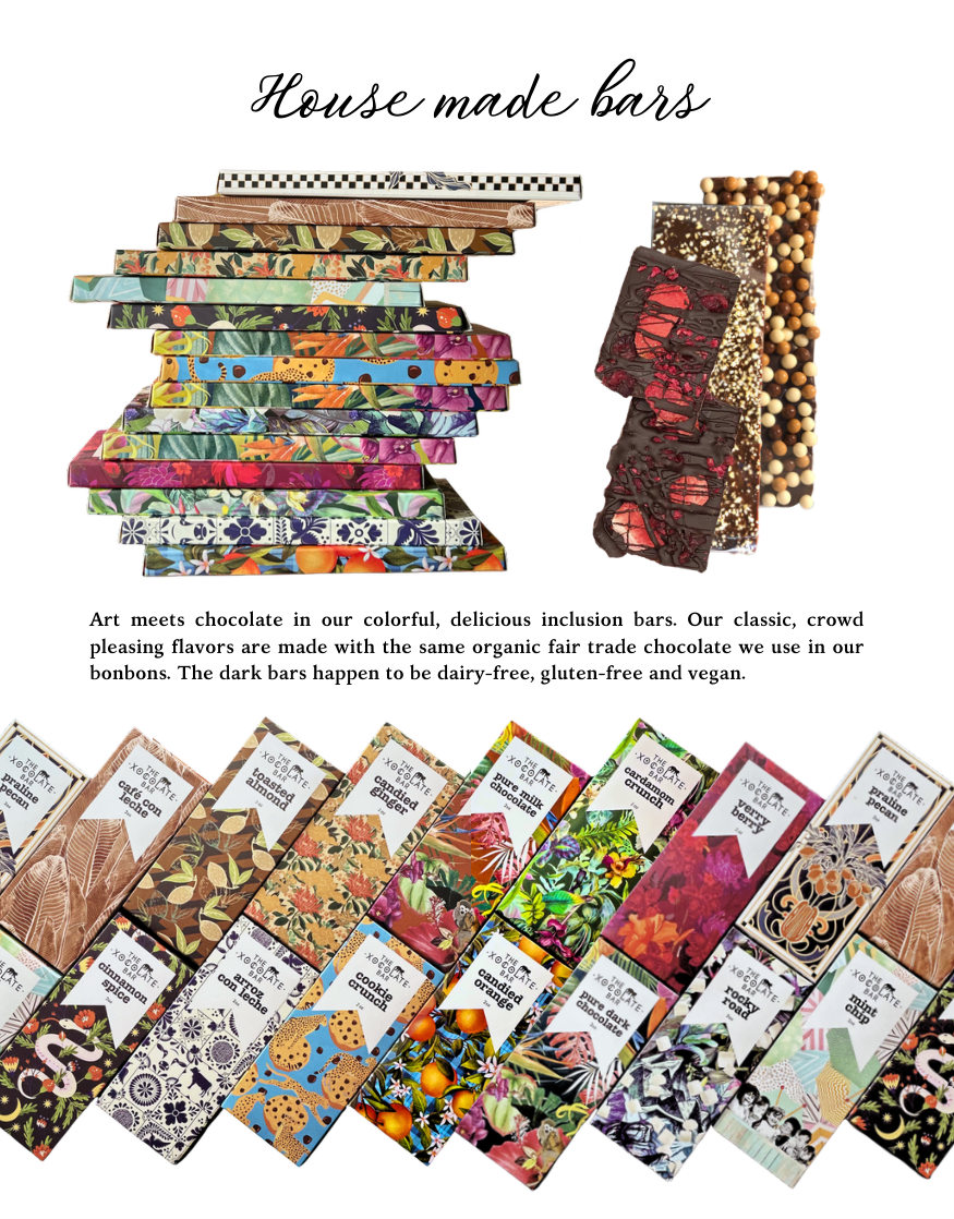 Inclusion bars and their colorful packaging
